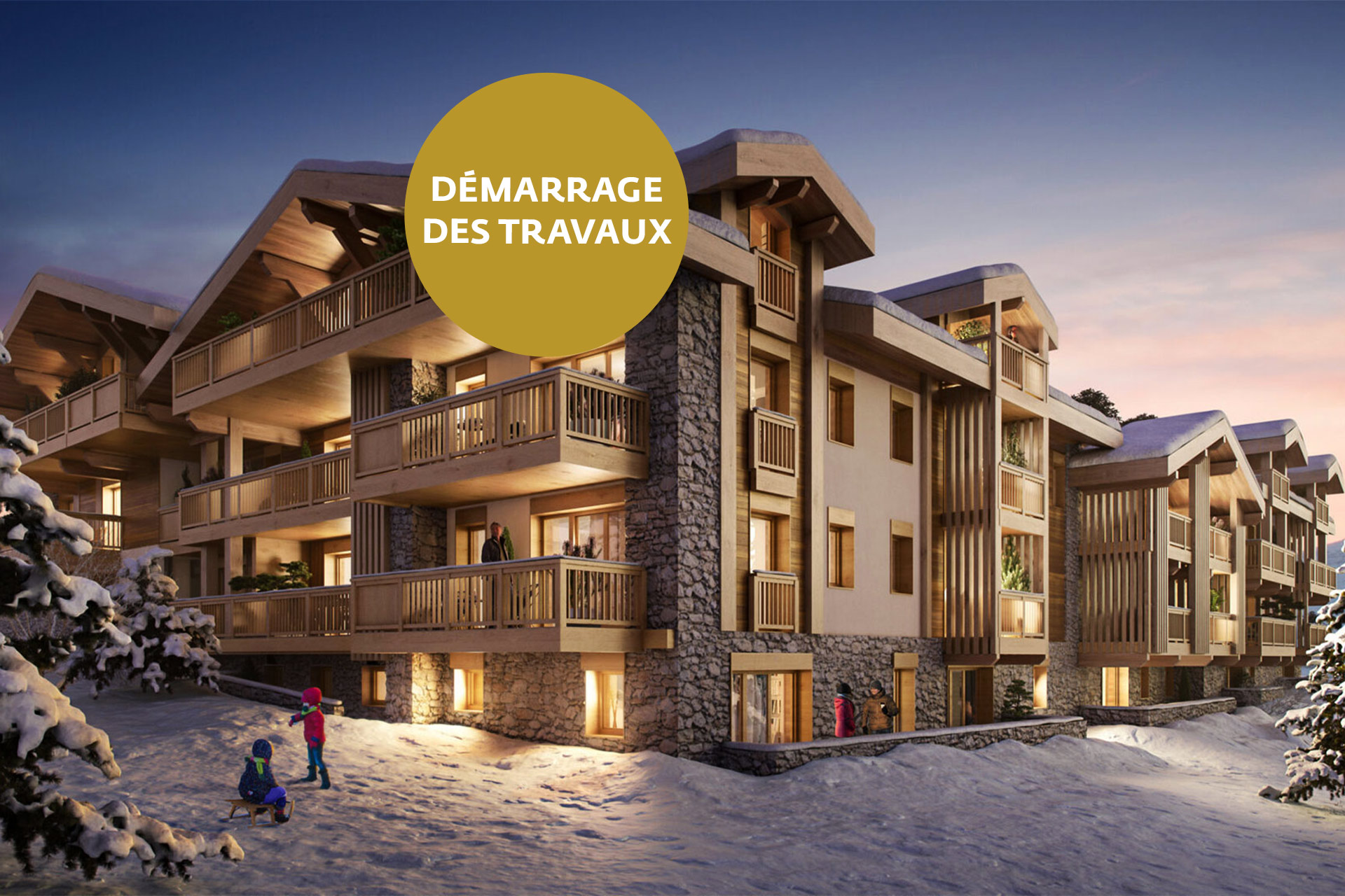 Alps Living - Programme immobilier Le Lumina, Les Gets - Vue extérieure