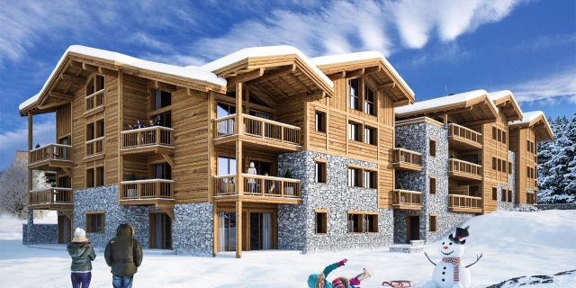 Programme immobilier La Ferme des Pistes, Les Gets - Vue extérieure 3